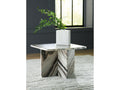 Baretton Black/White/Taupe Coffee Table