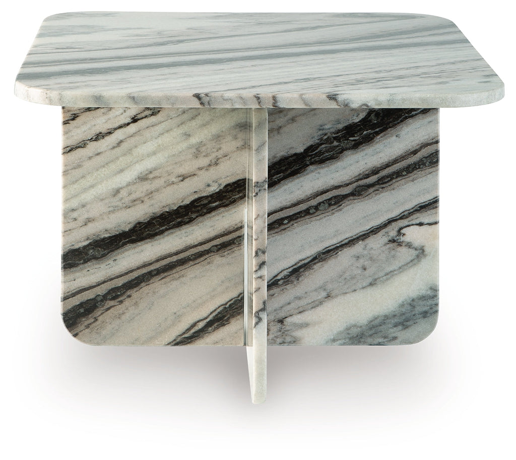 Baretton Black/White/Taupe Coffee Table