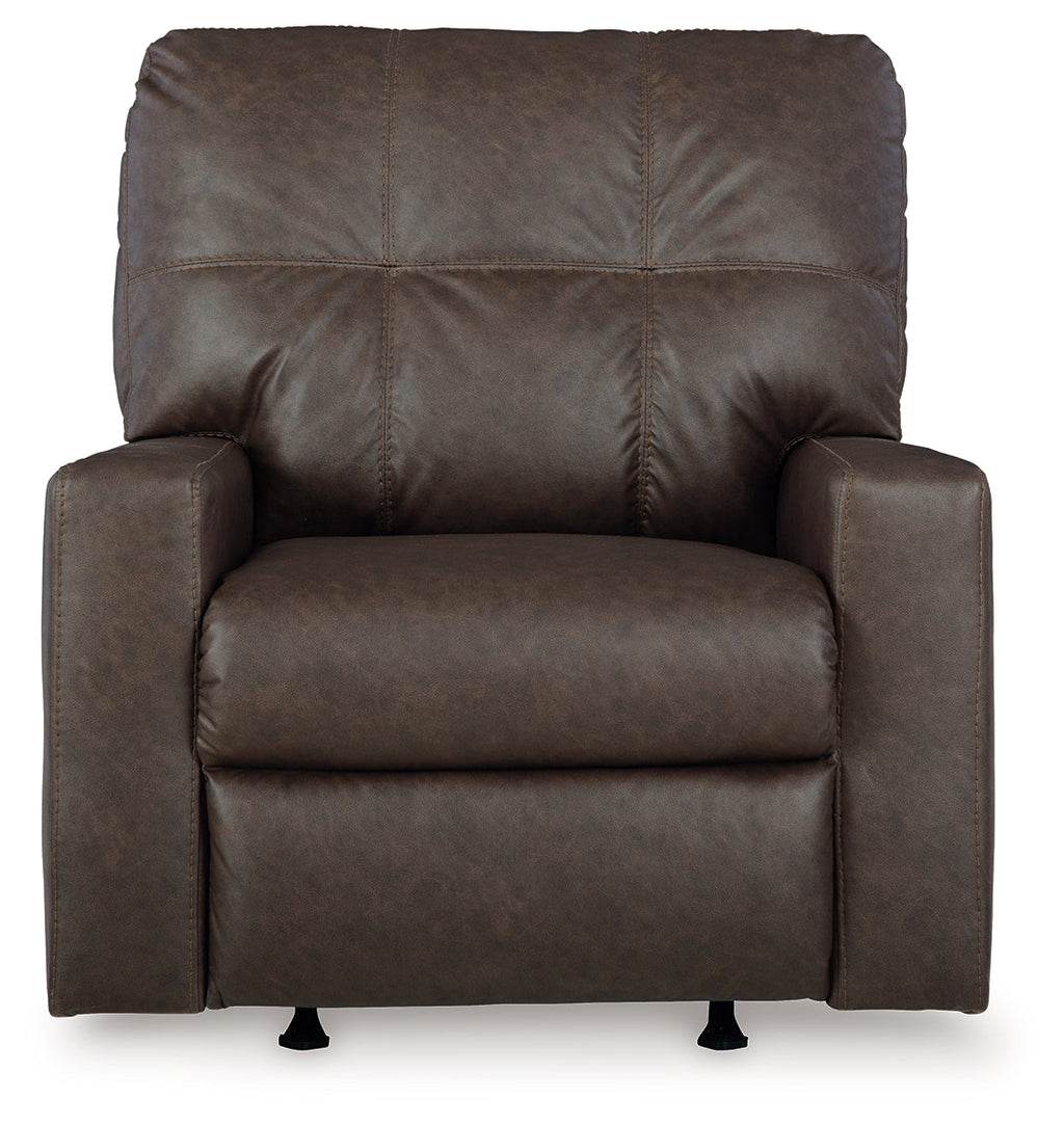Barlin Mills Umber Sofa and Recliner