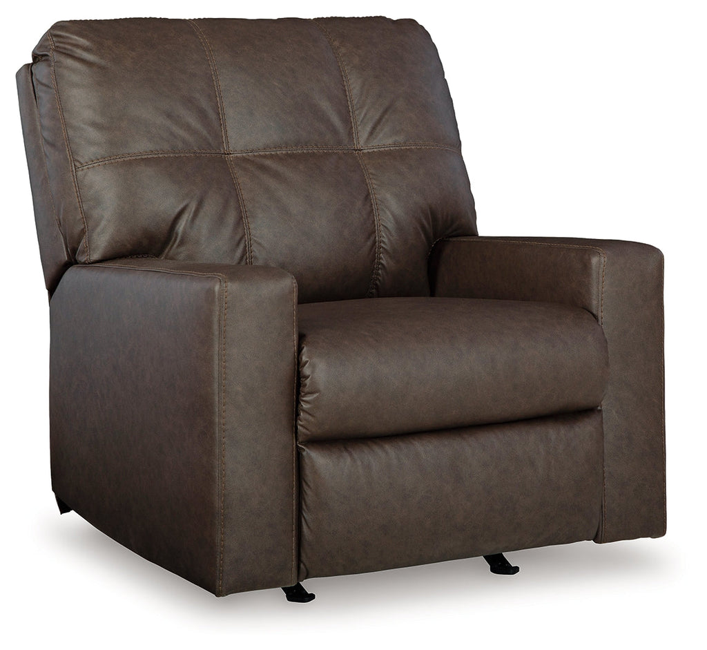 Barlin Mills Umber Sofa and Recliner