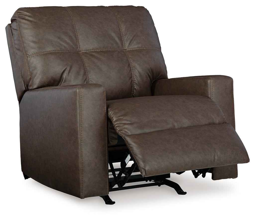 Barlin Mills Umber Sofa and Recliner