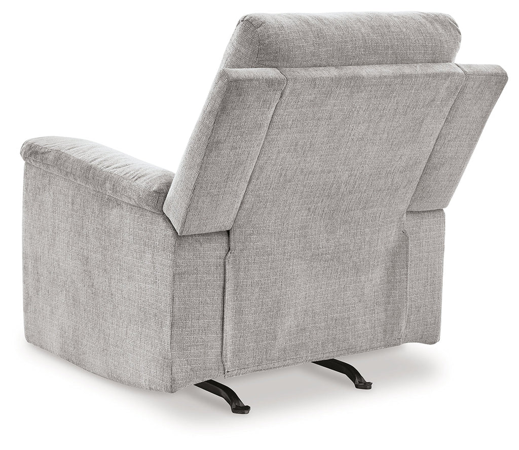 Barnsana Ash Micro Chenille Power Recliner