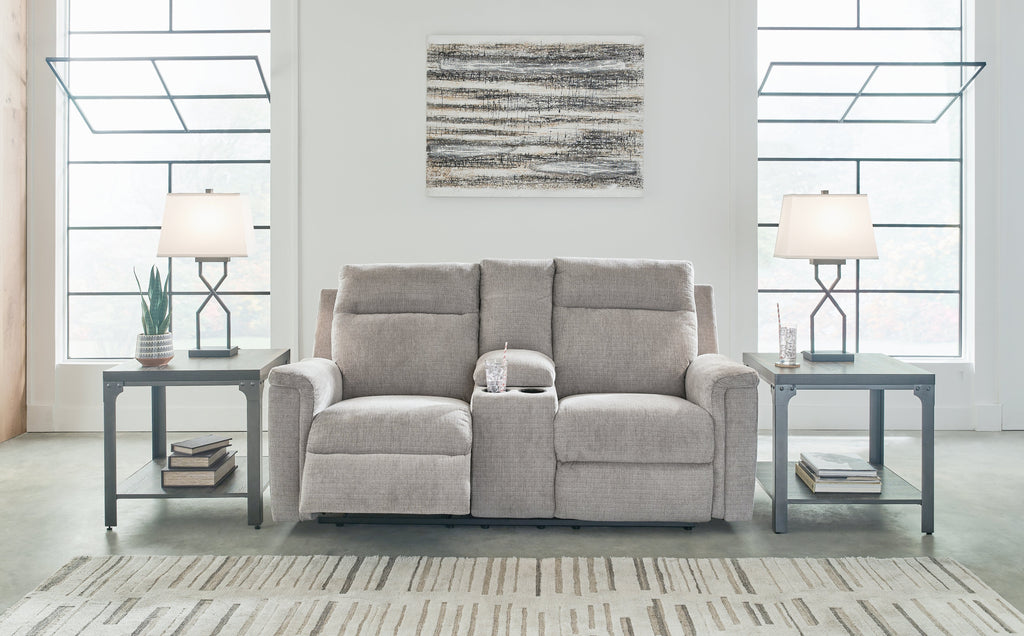 Barnsana Ash Power Reclining Sofa and Loveseat