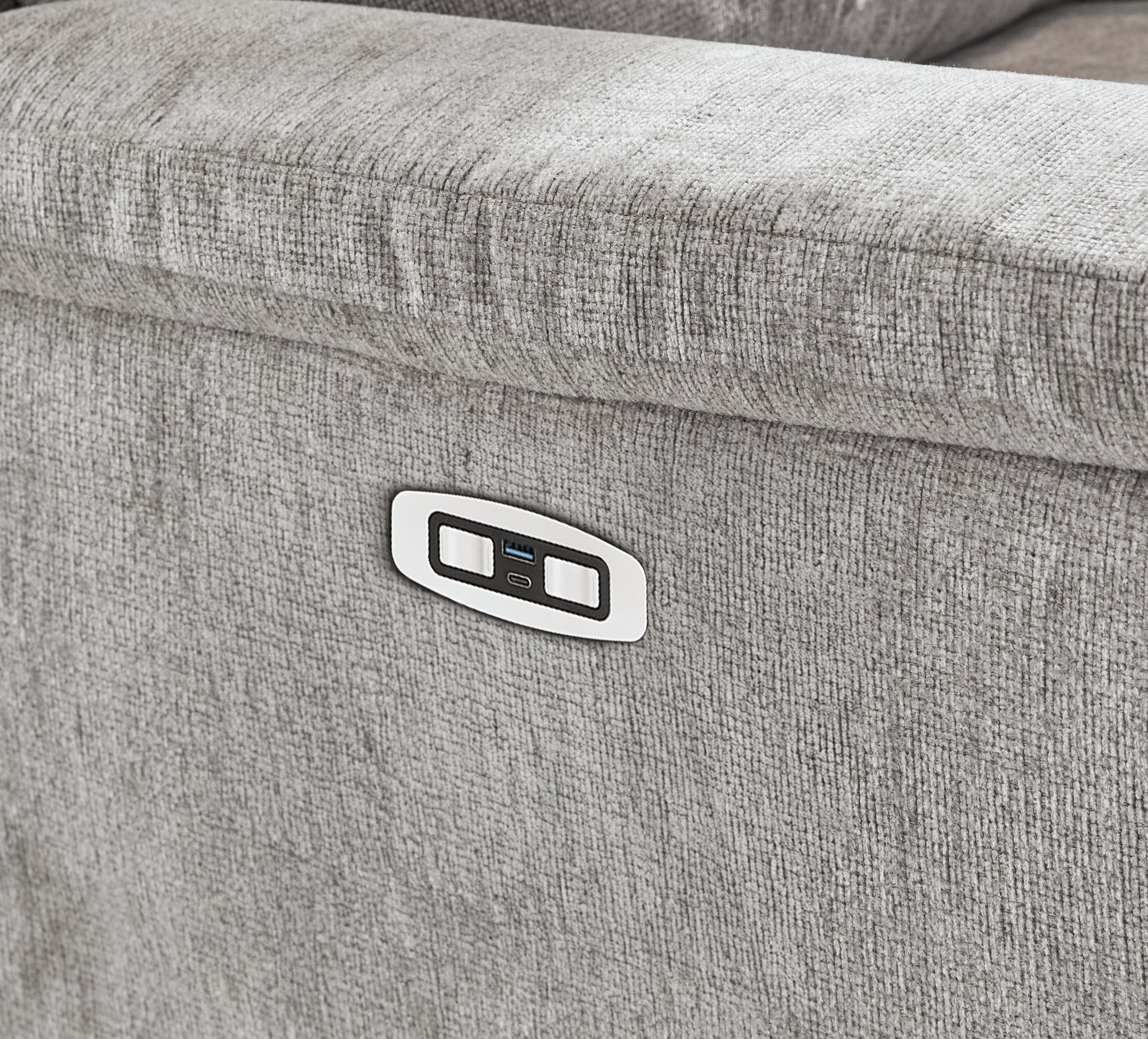 Barnsana Ash Power Reclining Sofa and Loveseat