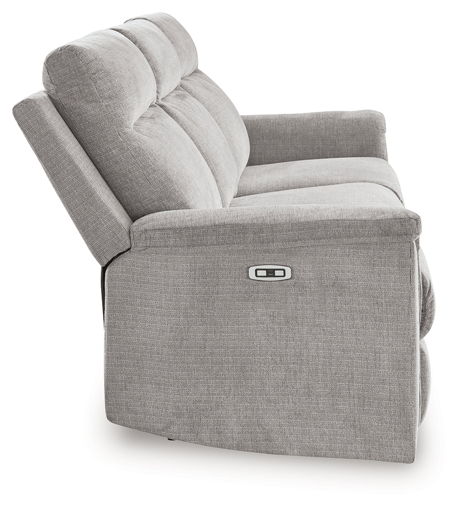 Barnsana Ash Power Reclining Sofa and Loveseat