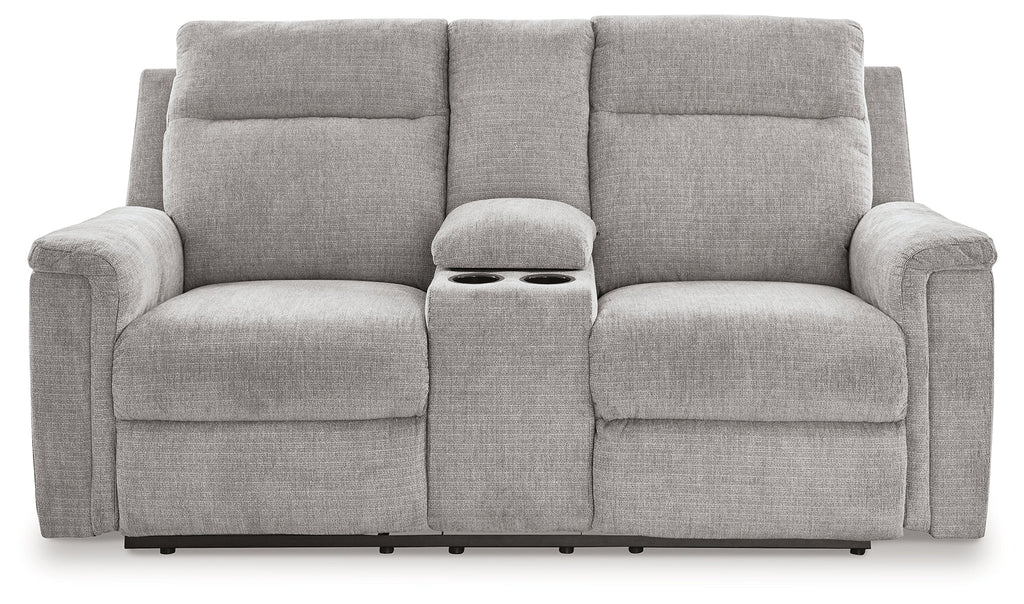 Barnsana Ash Power Reclining Sofa and Loveseat