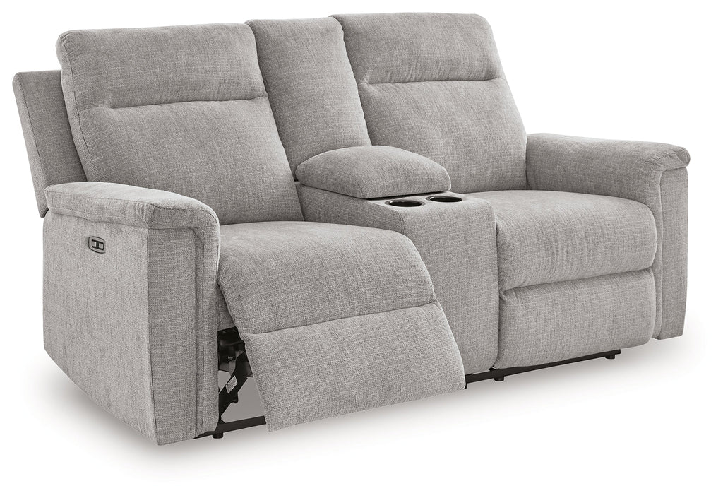Barnsana Ash Power Reclining Sofa and Loveseat