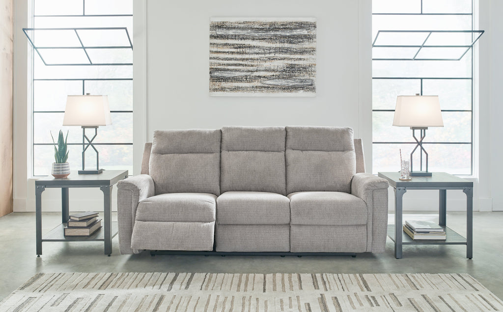 Barnsana Ash Power Reclining Sofa and Loveseat