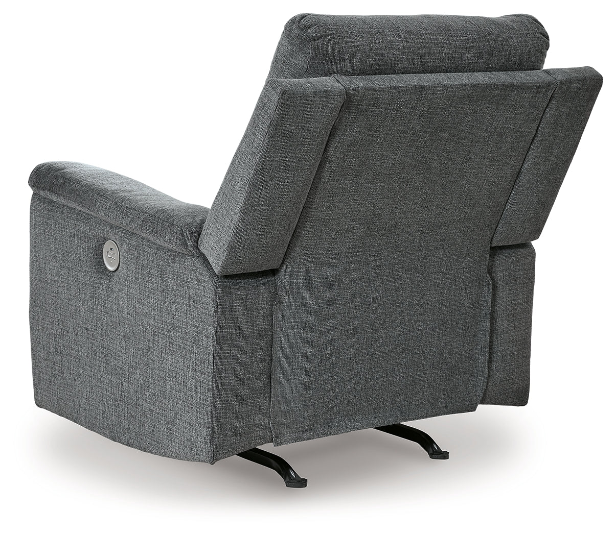 Barnsana Gravel Micro Chenille Power Recliner