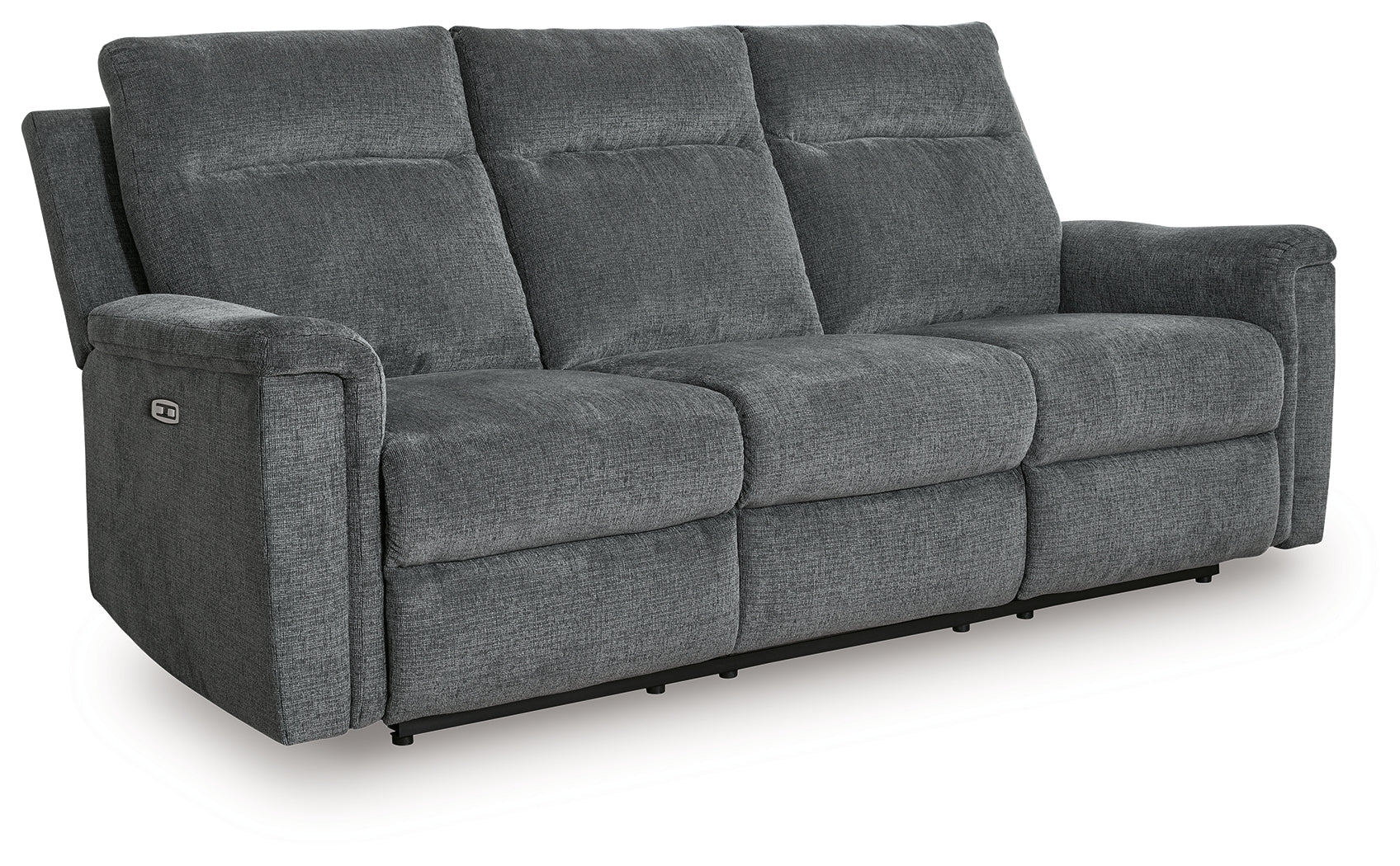 Barnsana Gravel Power Reclining Sofa, Loveseat and Recliner