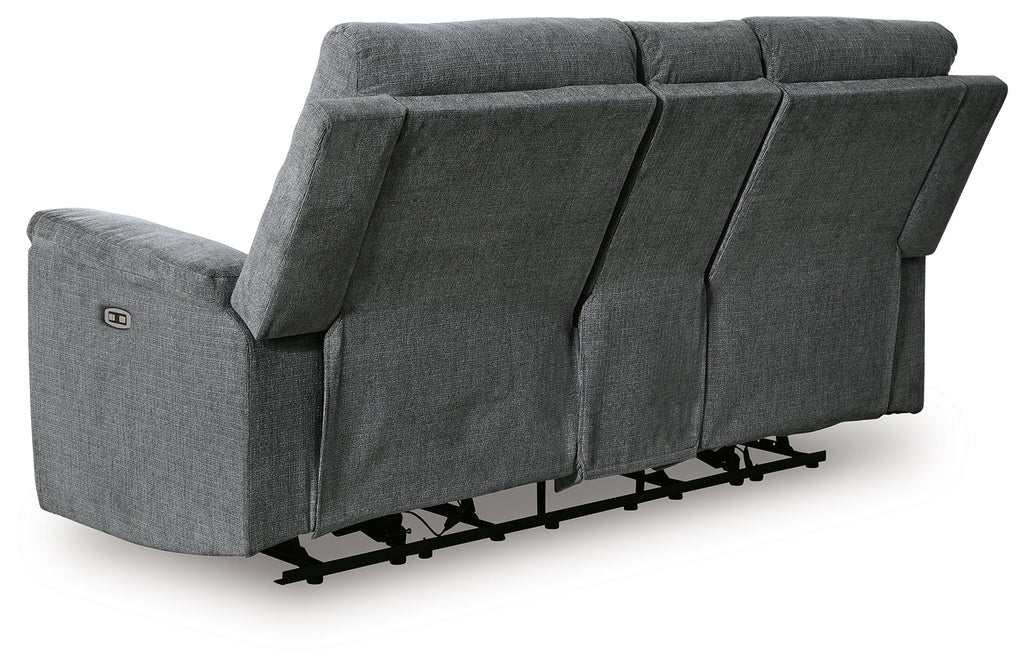 Barnsana Gravel Power Reclining Sofa and Loveseat