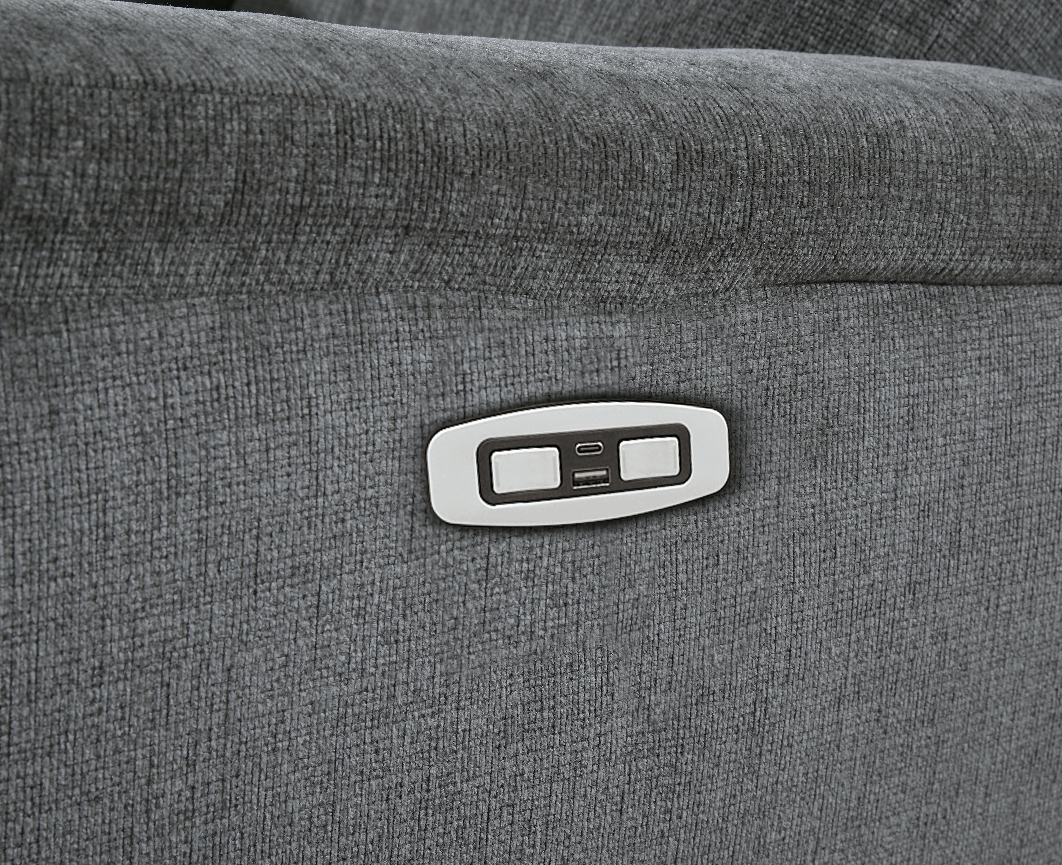 Barnsana Gravel Power Reclining Sofa and Loveseat