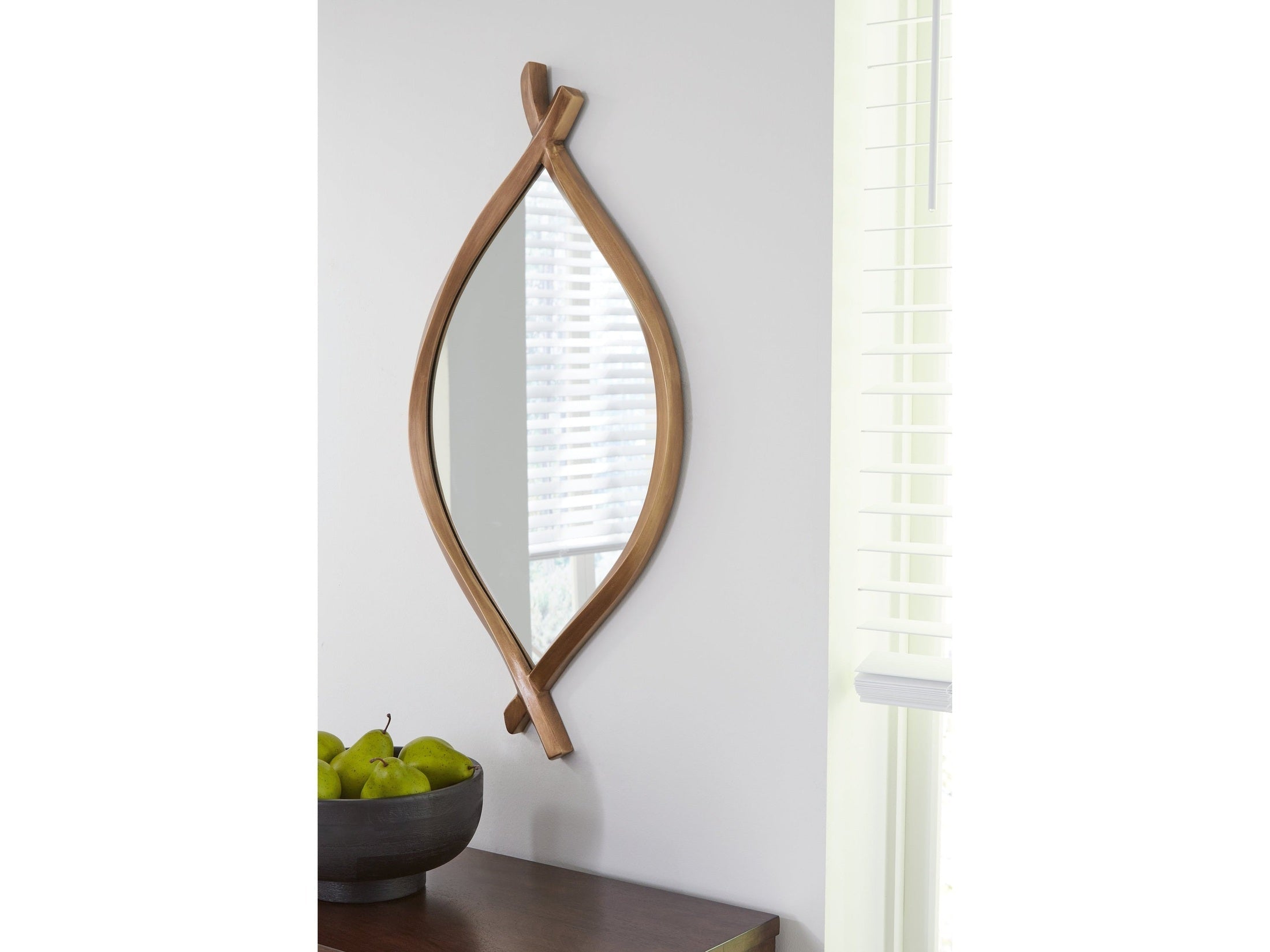 Bartner Antique Gold Finish Accent Mirror