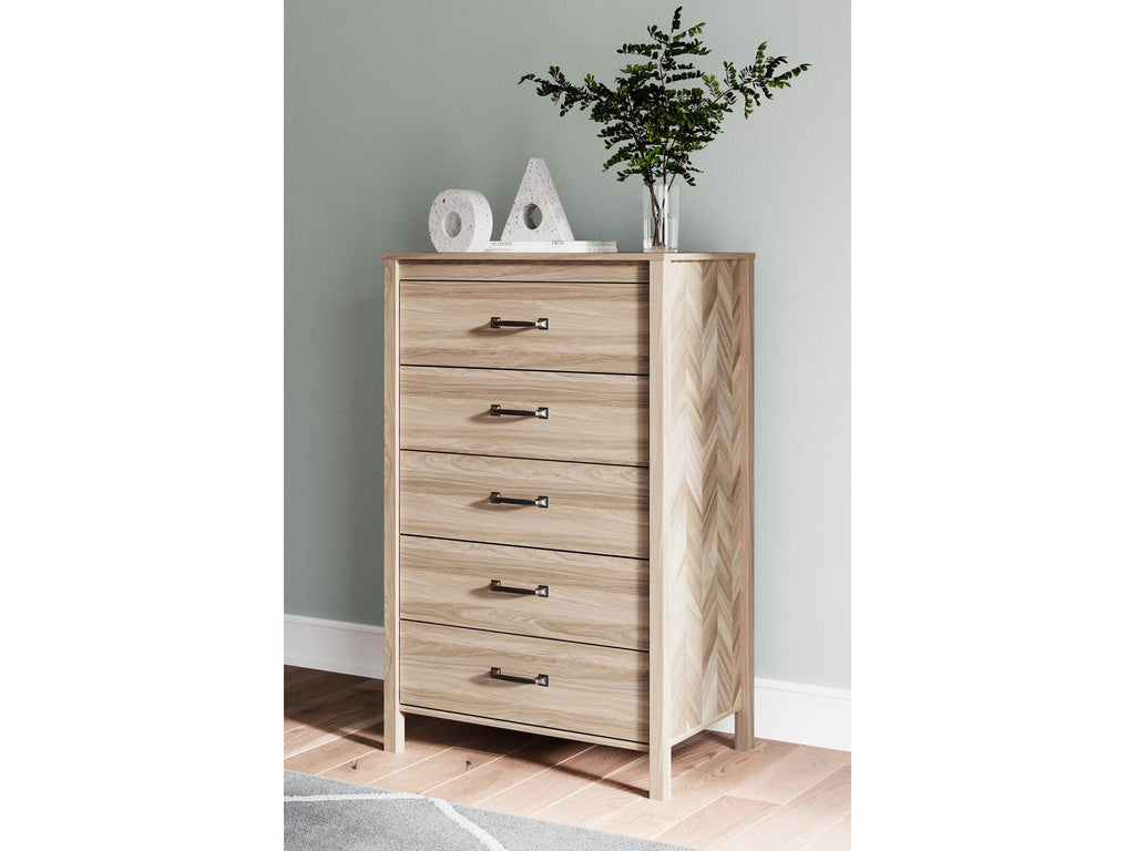 Battelle Tan Chest of Drawers