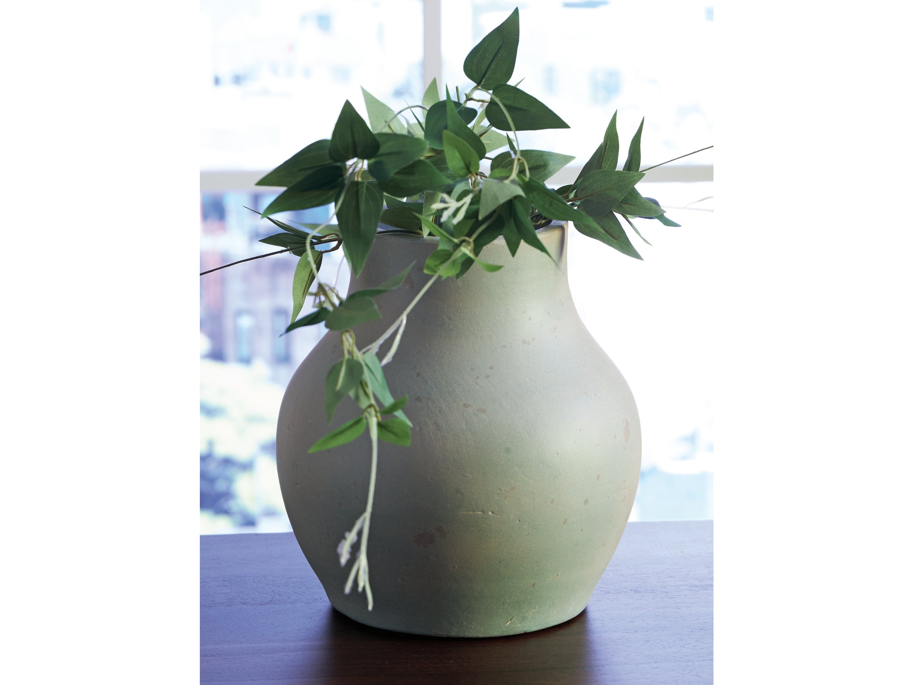 Baychester Antique Green Vase