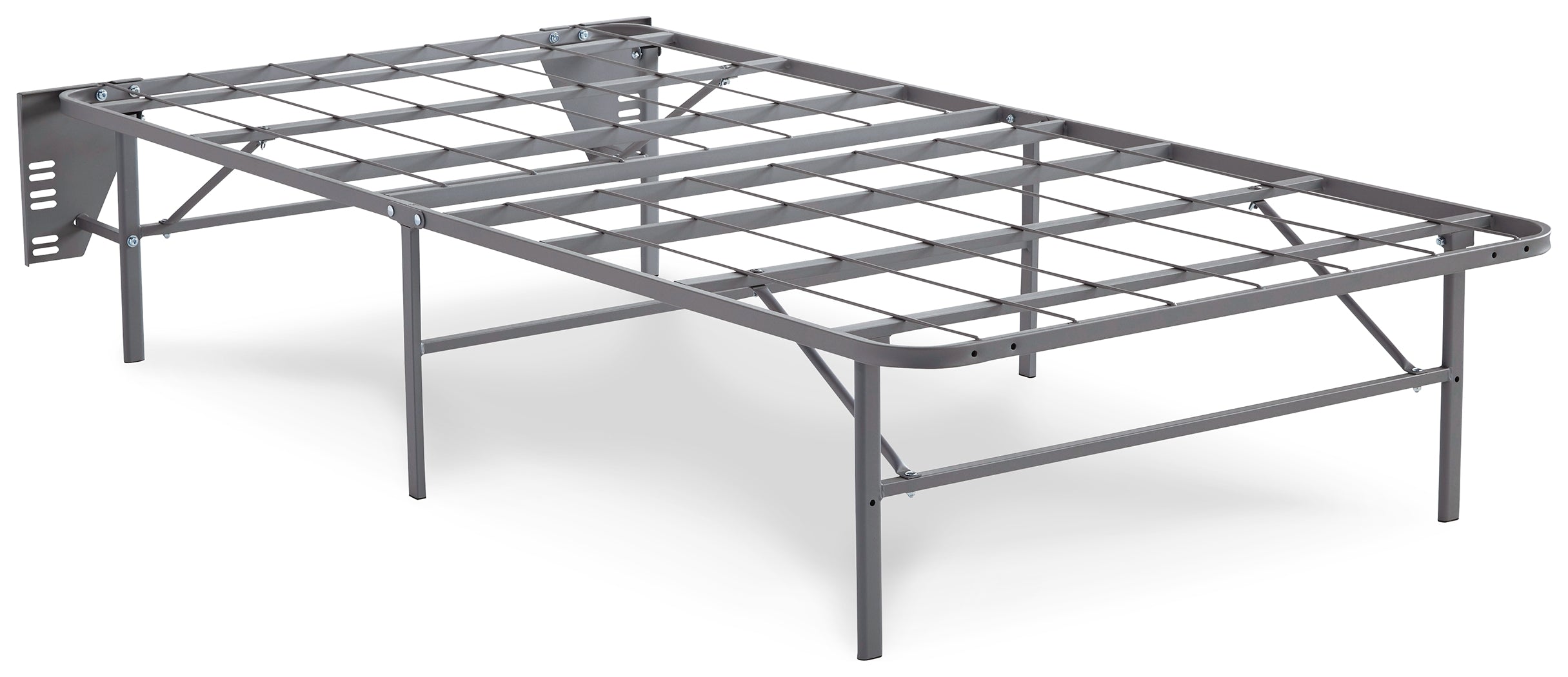 Baystorm Gray 2 Twin Panel Beds, 2 Mattresses, 2 Foundations, and Chest