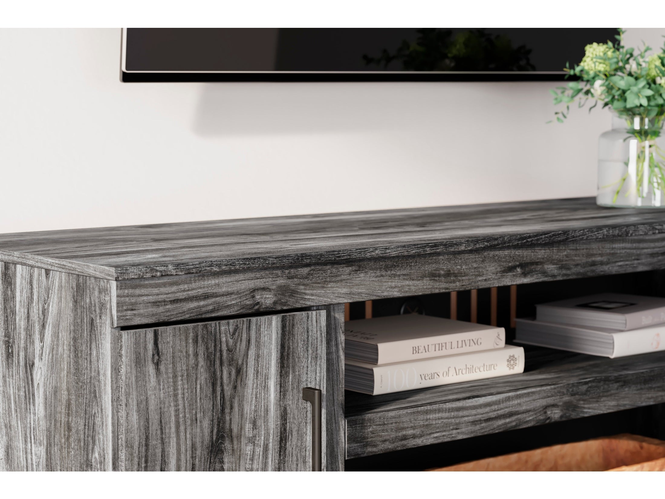 Baystorm Gray 73" TV Stand
