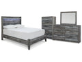Baystorm Full Panel Bedroom Set, Gray
