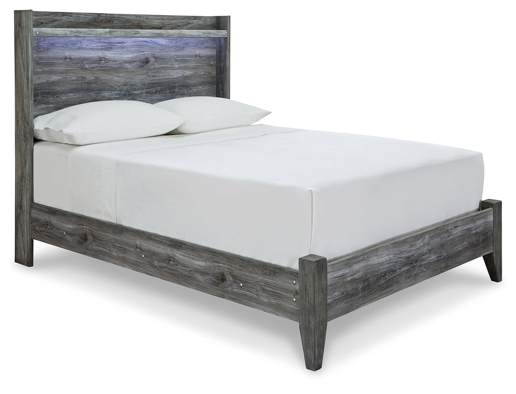 Baystorm Full Panel Bedroom Set, Gray