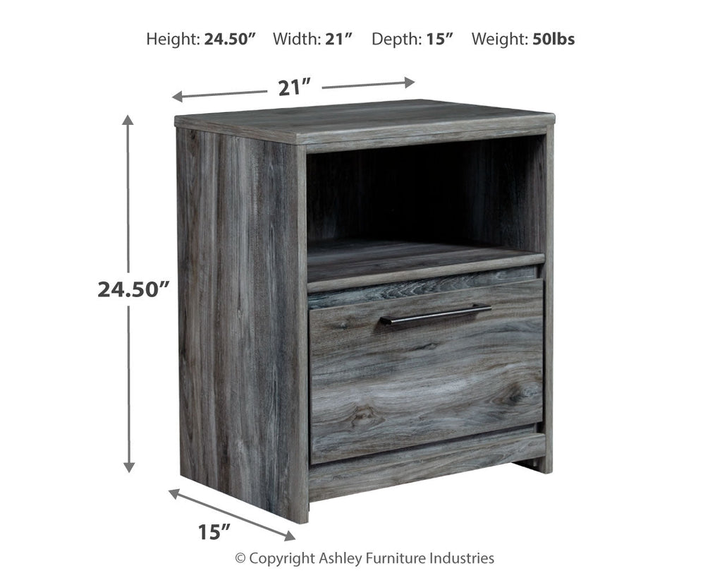 Baystorm King Panel Bedroom Set, Gray