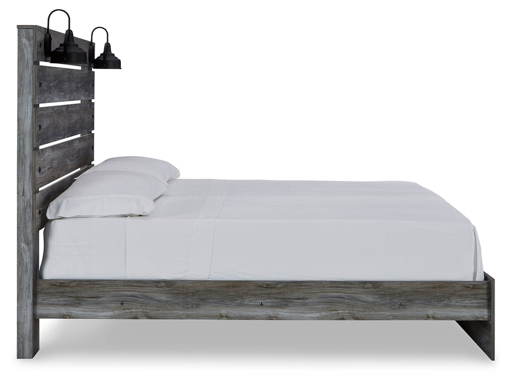 Baystorm King Panel Bedroom Set, Gray