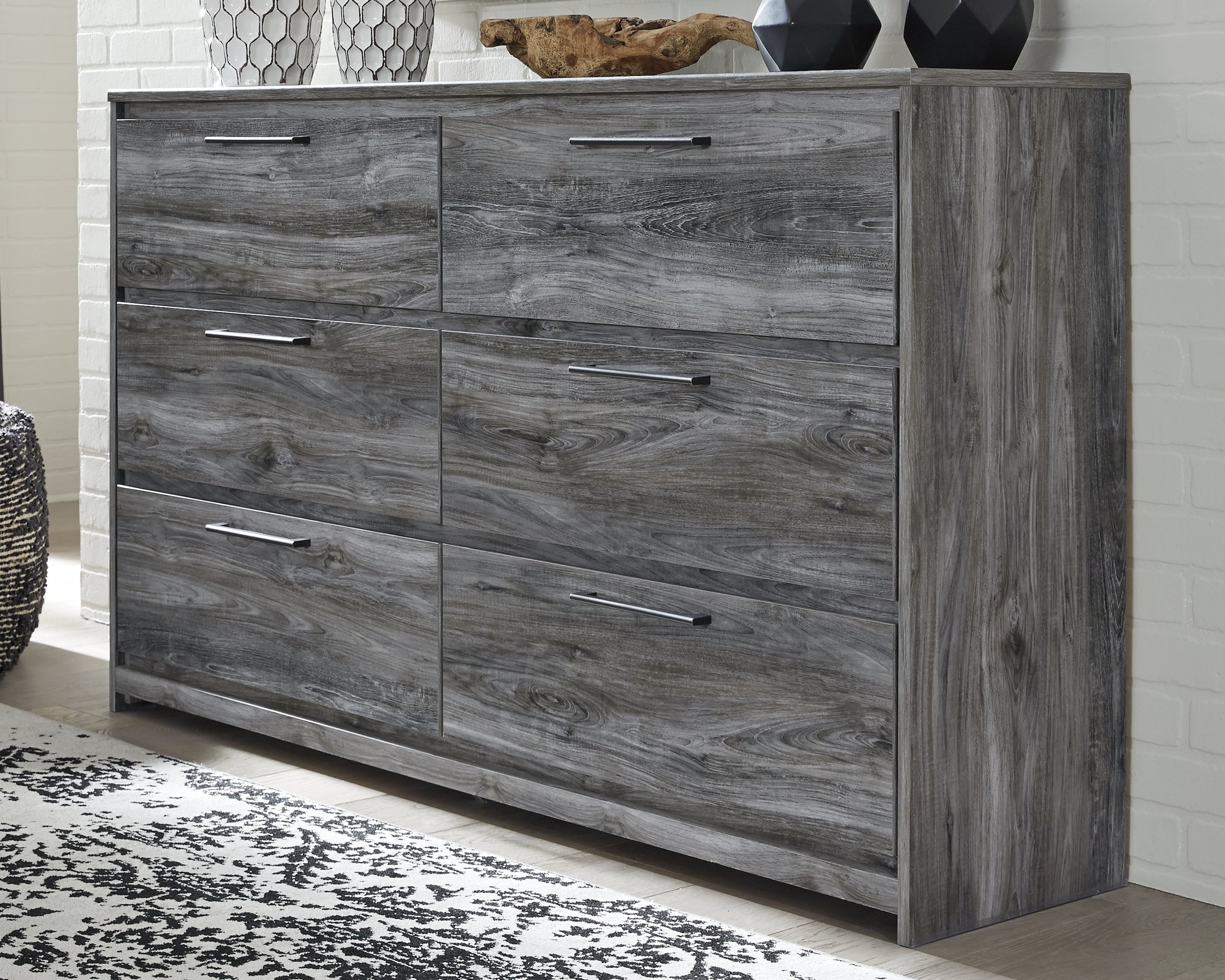 Baystorm King Panel Bedroom Set, Gray