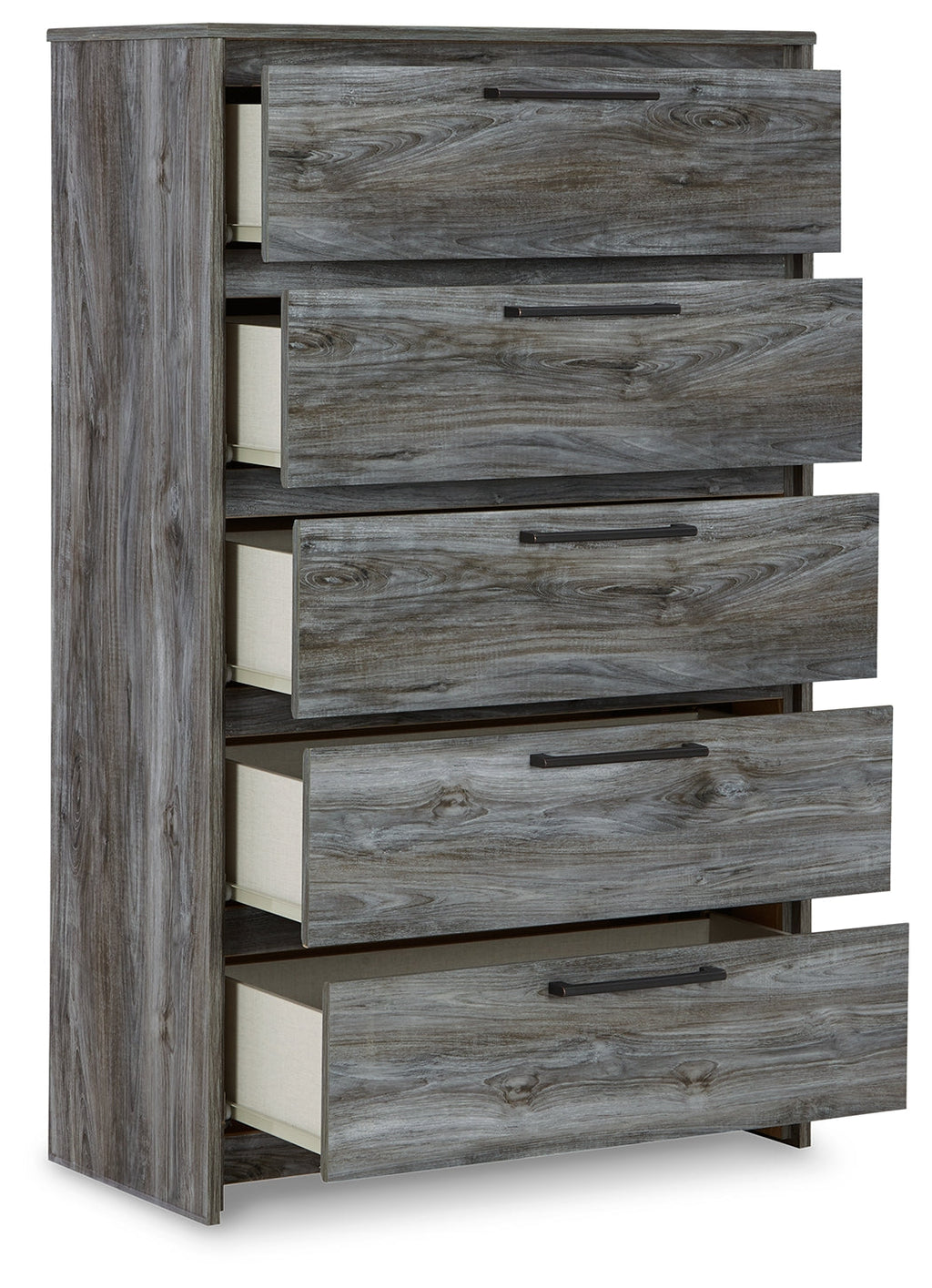 Baystorm King Storage Bedroom Set, Gray
