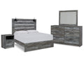 Baystorm Queen Panel Bedroom Set, Gray