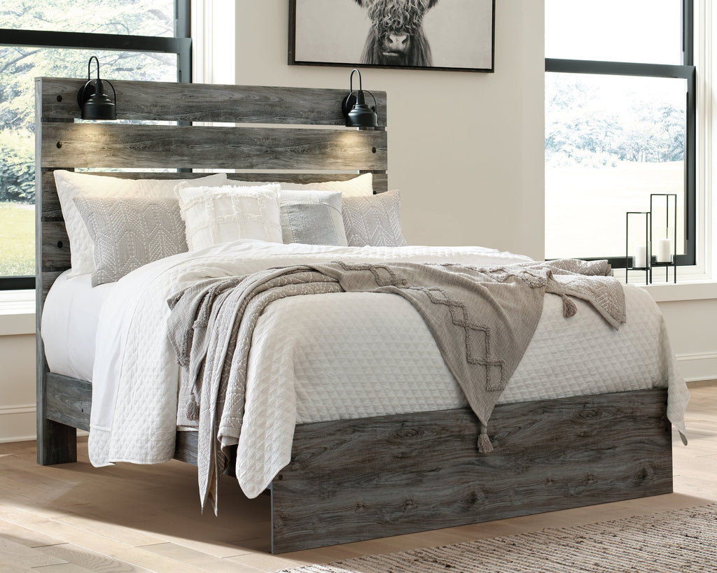 Baystorm Queen Panel Bedroom Set, Gray