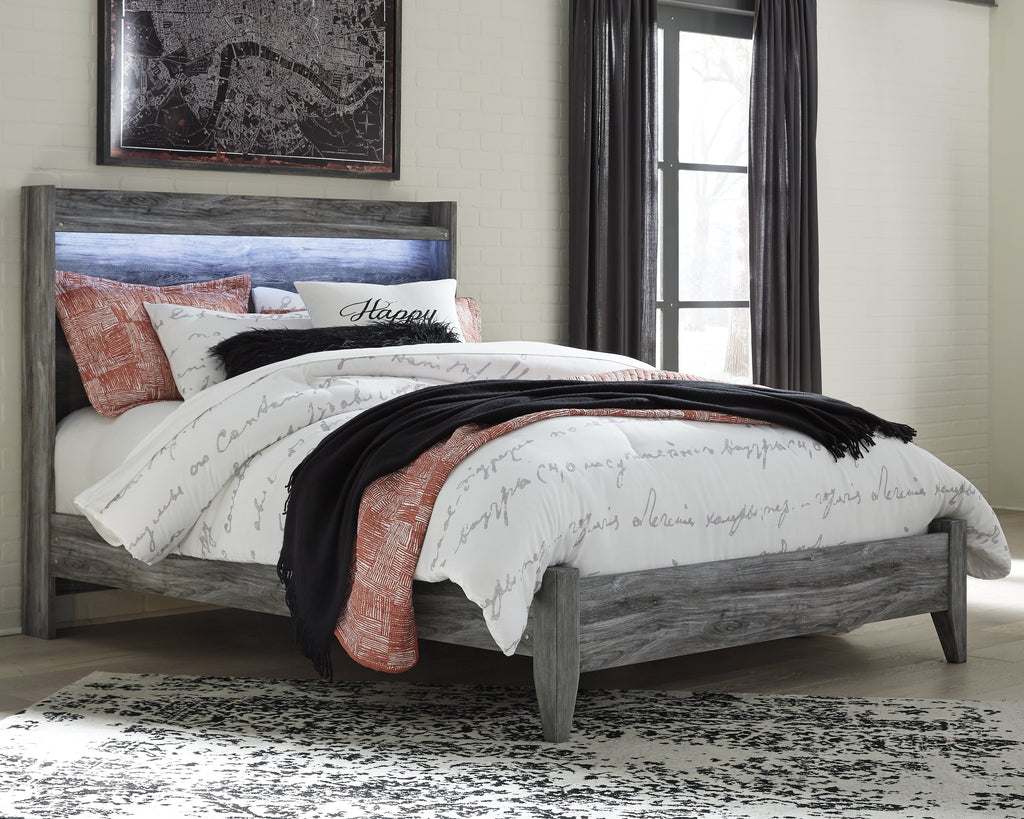 Baystorm Queen Panel Bedroom Set, Gray