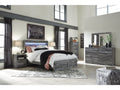 Baystorm Queen Panel Storage Bedroom Set, Gray