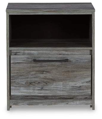 Baystorm Queen Panel Storage Bedroom Set, Gray