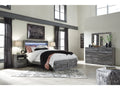 Baystorm Queen Panel Storage Bedroom Set, Gray