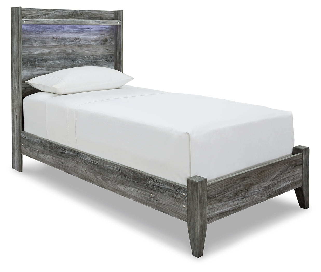 Baystorm Twin Panel Bedroom Set, Gray