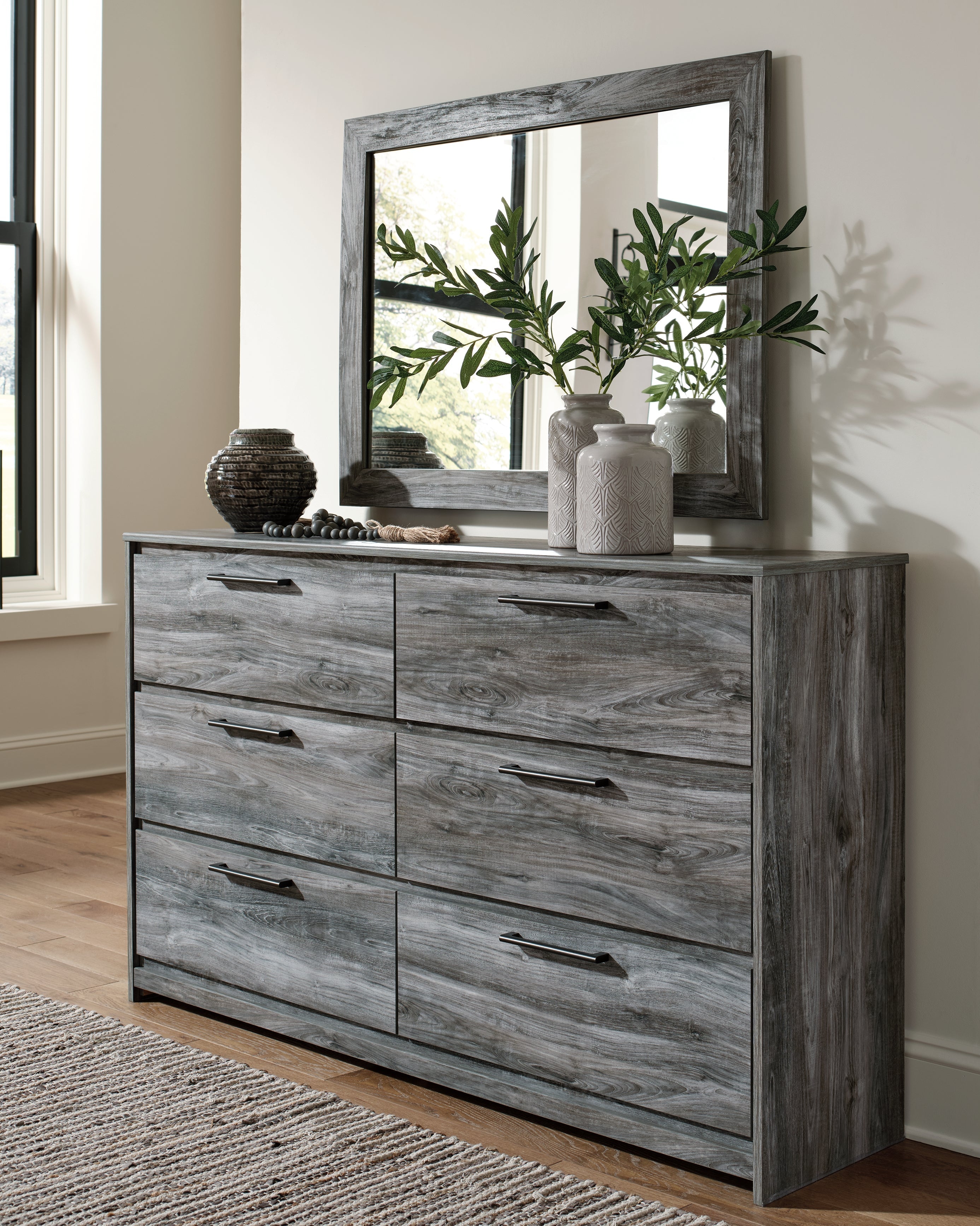 Baystorm Twin Panel Bedroom Set, Gray