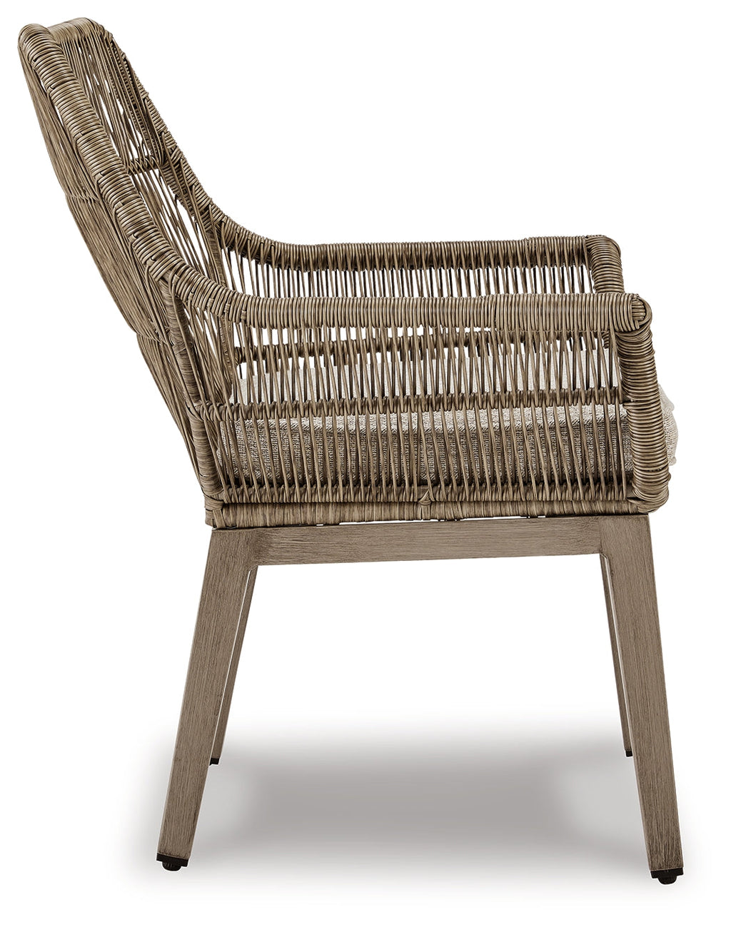 Beach Front Beige Arm Chair w/ Cushion (Set of 2)