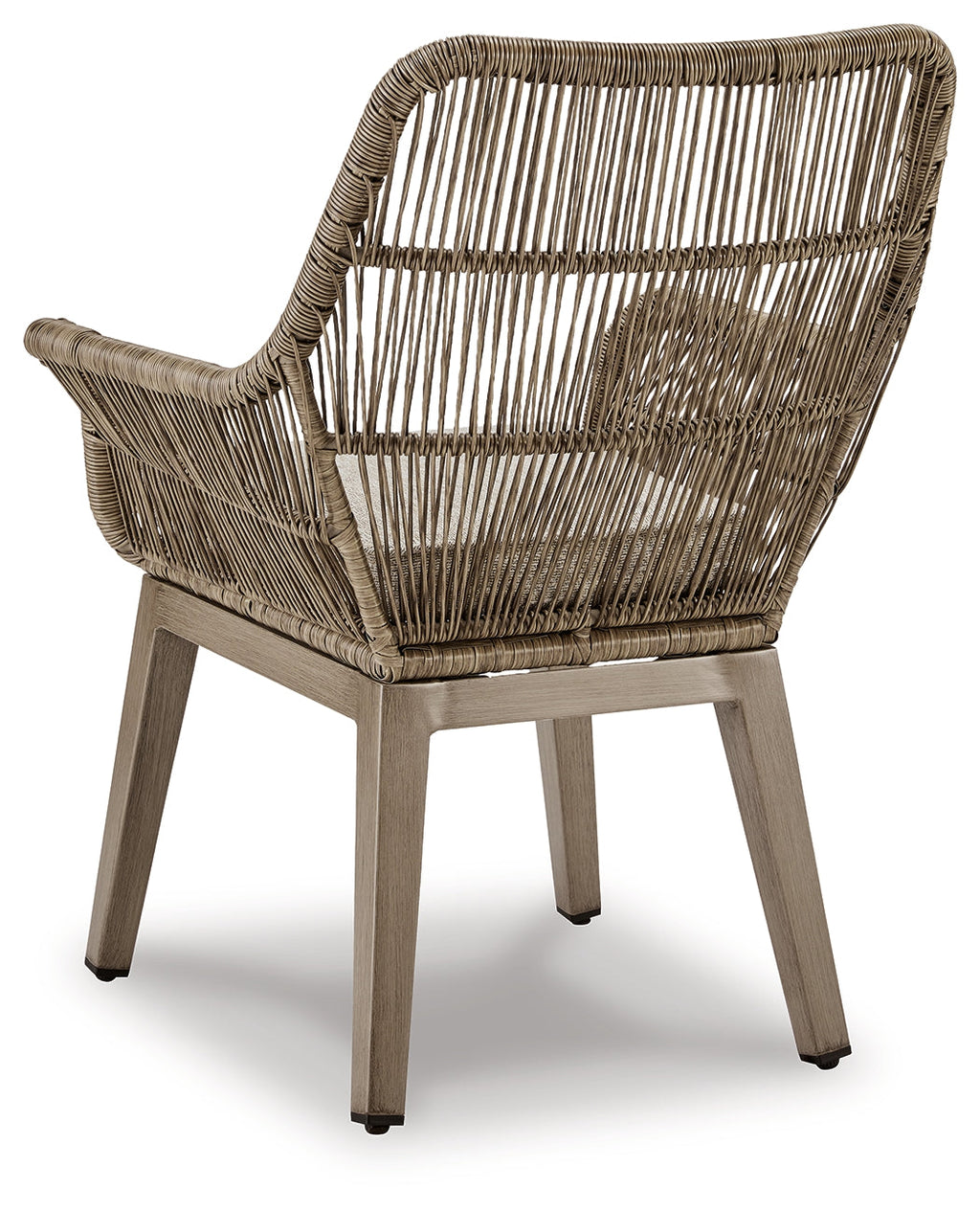 Beach Front Beige Arm Chair w/ Cushion (Set of 2)