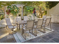 Beach Front Beige Outdoor Dining Table
