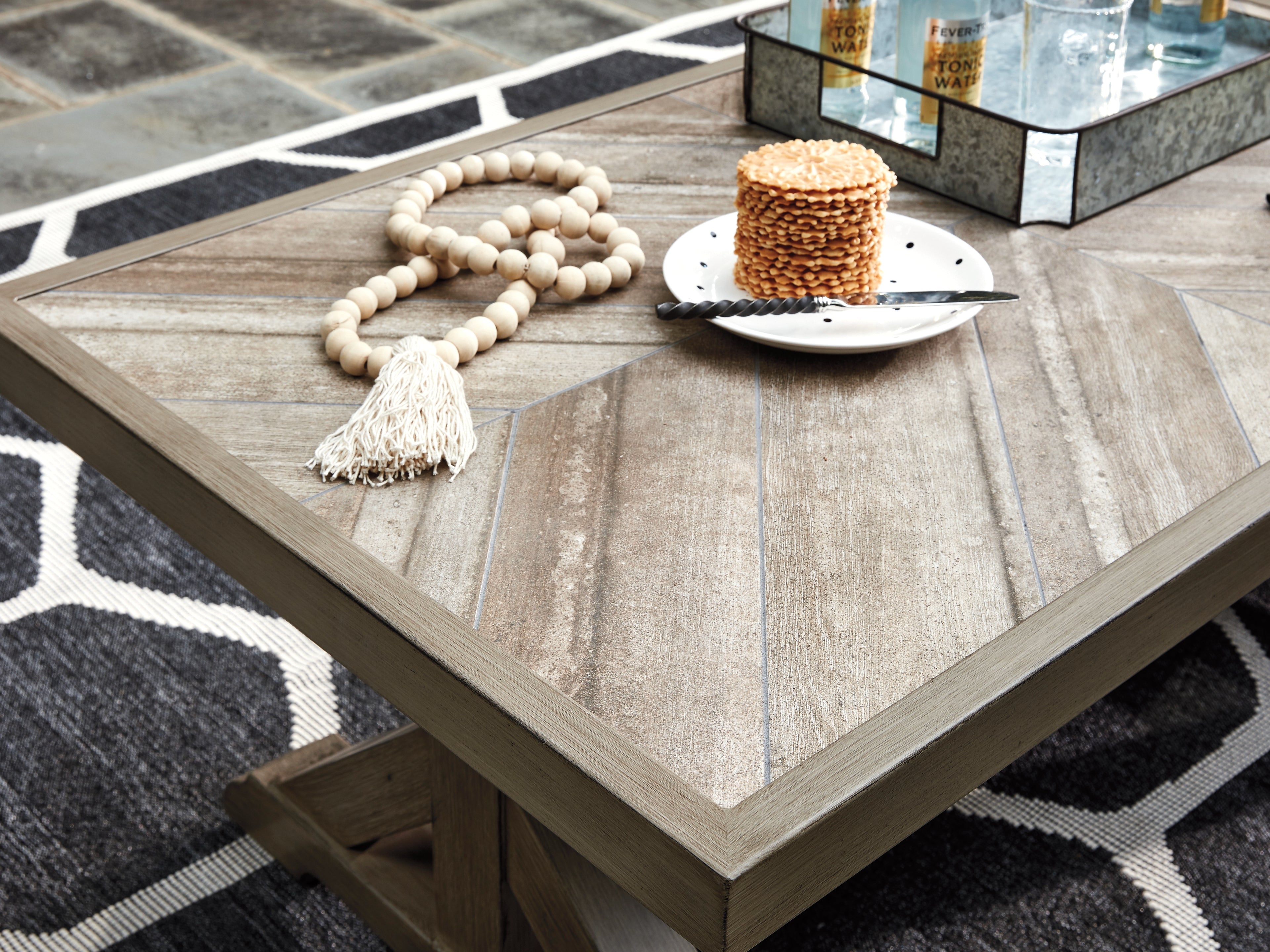 Beachcroft Beige Outdoor Coffee Table
