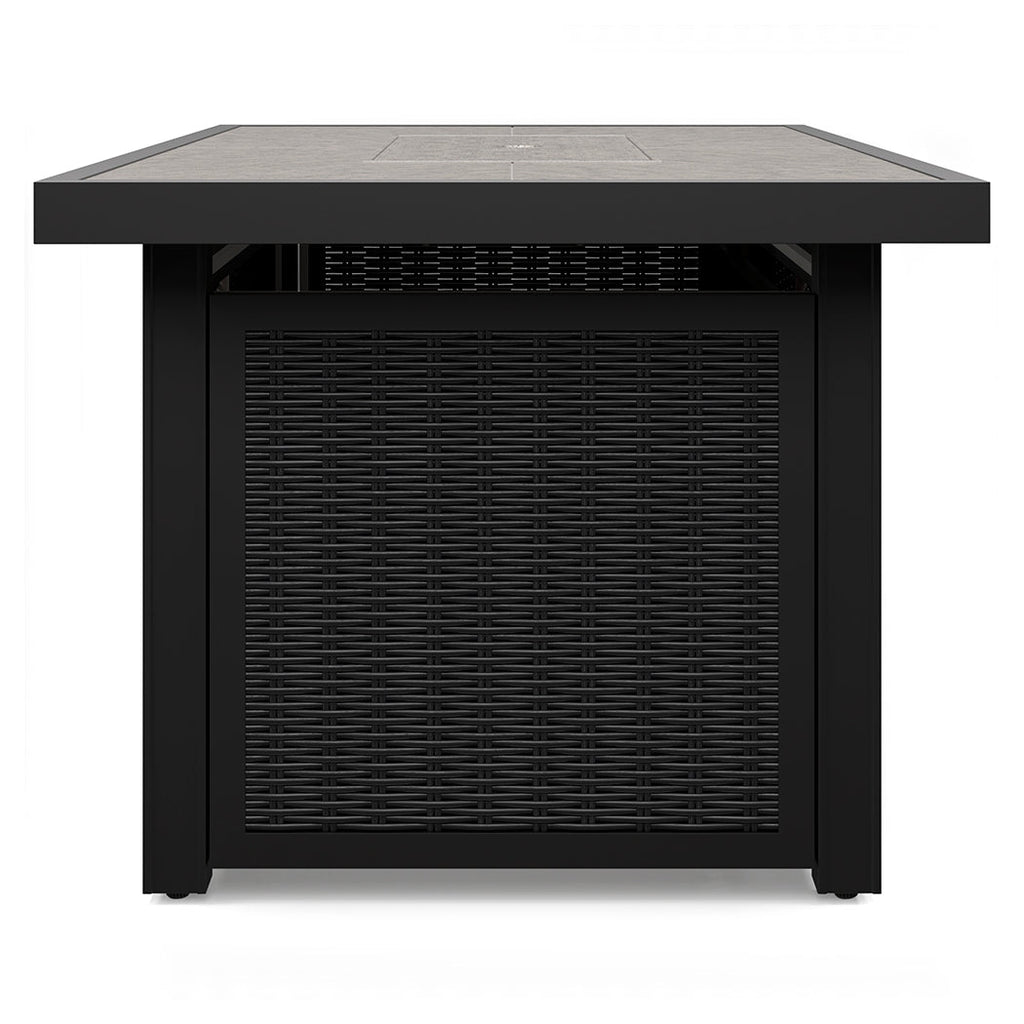 Beachcroft Black/Light Gray Outdoor Fire Pit Table