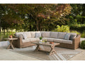 Beachcroft New Beige 4-Piece Outdoor Sectional