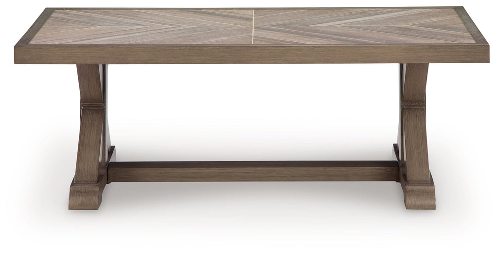 Beachcroft New Beige Outdoor Coffee Table