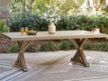 Beachcroft New Beige Outdoor Dining Table