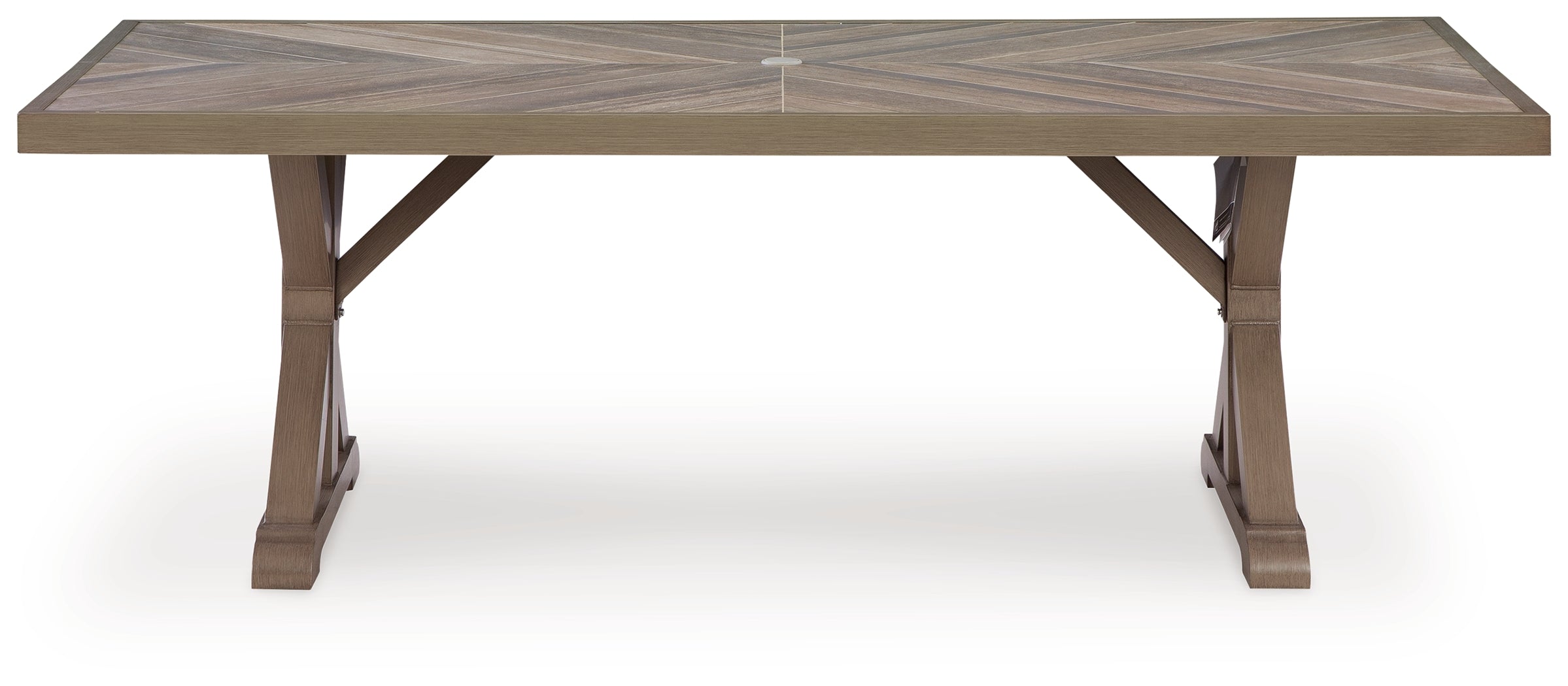 Beachcroft New Beige Outdoor Dining Table