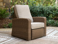 Beachcroft New Beige Outdoor Recliner