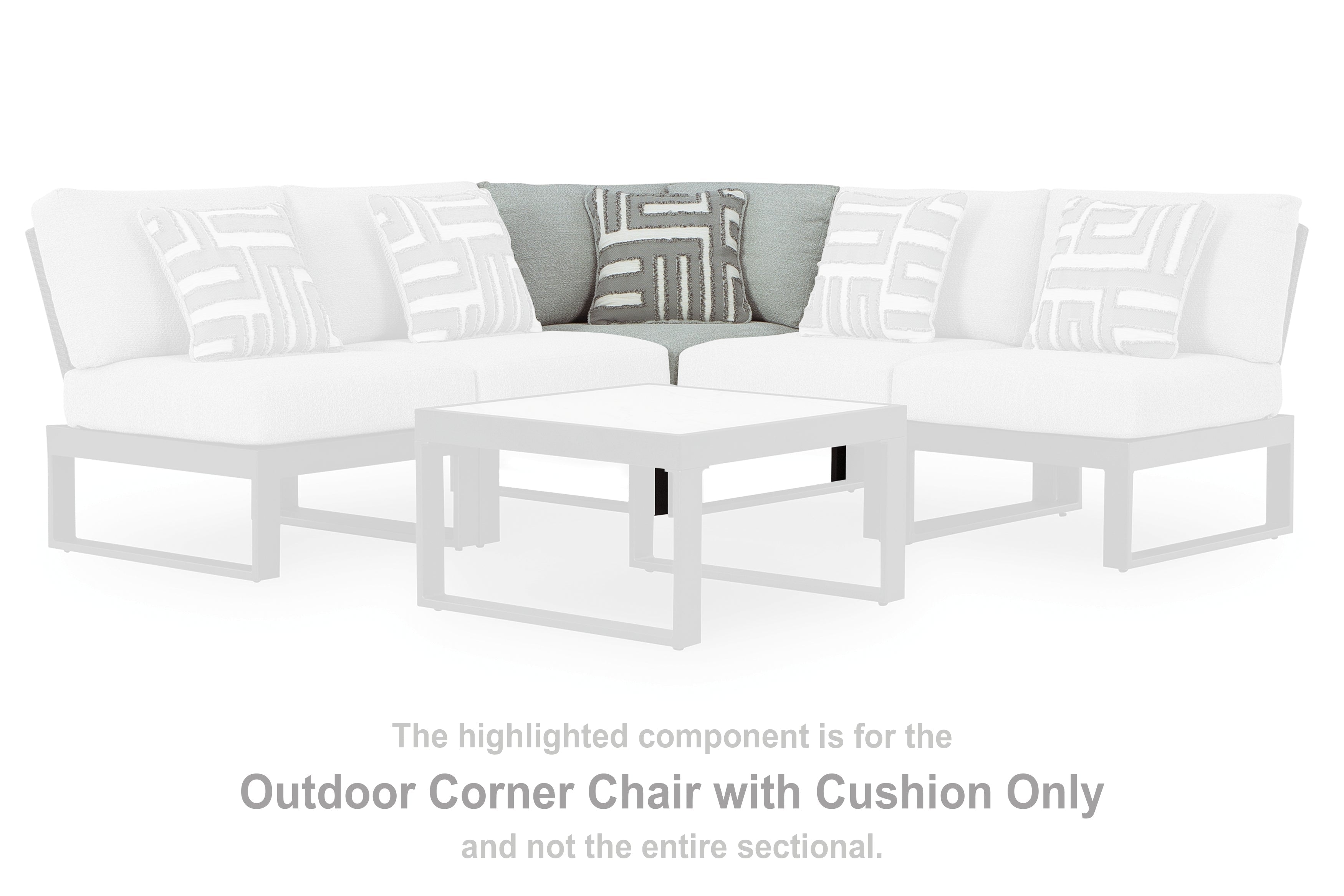 Beachloft Black 6-Piece Outdoor Sectional