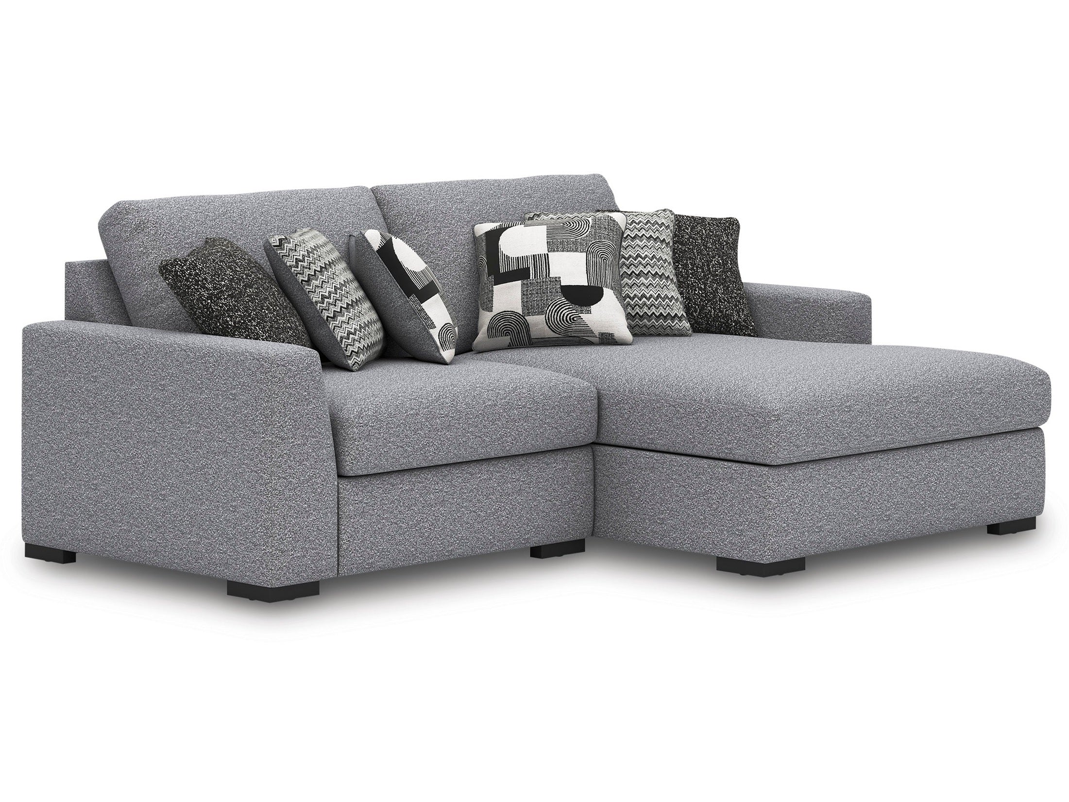 Bealton Salt and Pepper 2-Piece Sectional with Chaise