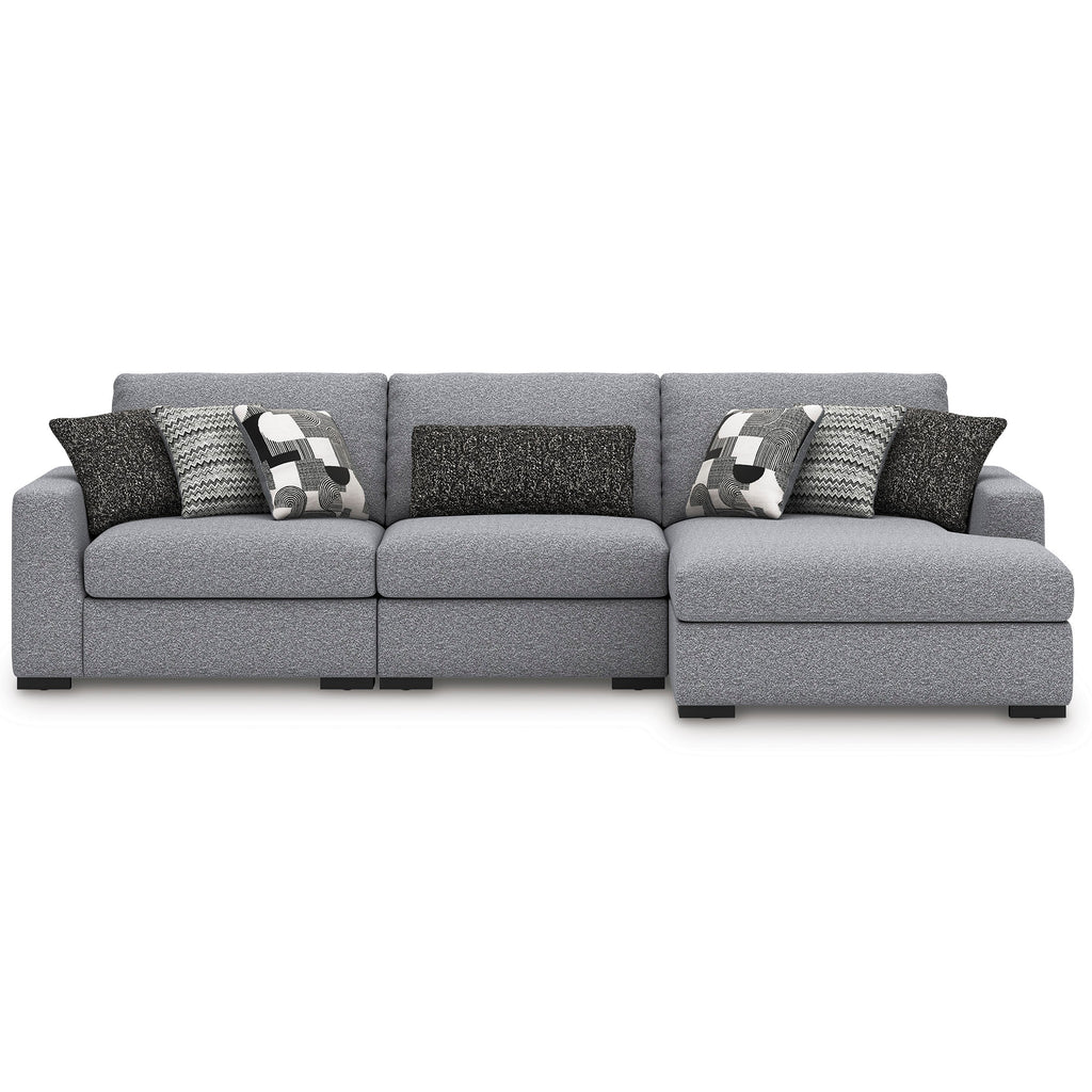 Bealton Salt and Pepper 3-Piece Sectional with Chaise