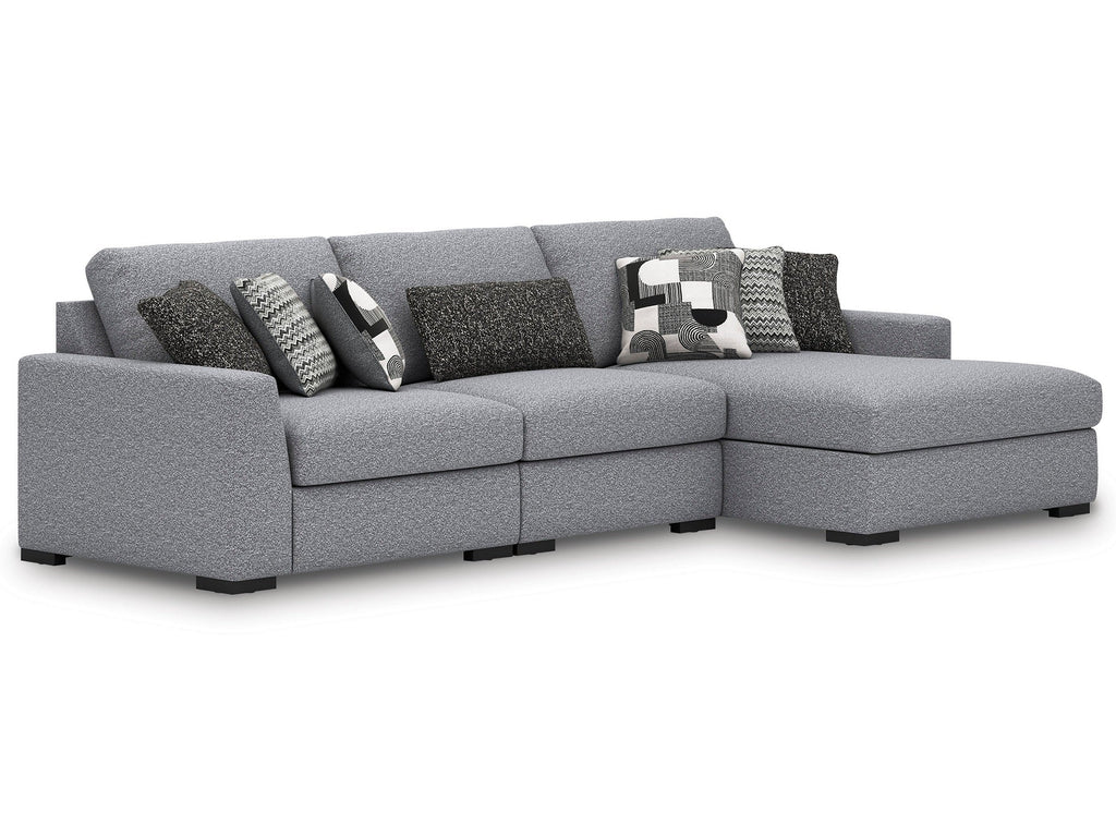 Bealton Salt and Pepper 3-Piece Sectional with Chaise