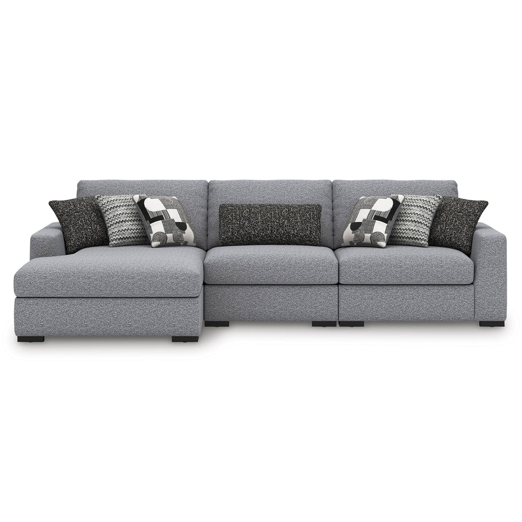 Bealton Salt and Pepper 3-Piece Sectional with Chaise